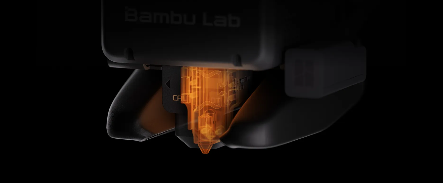 Bambu Lab H2S Combo 3D spausdintuvas su AMS 2 Pro automatine medžiagų sistema aprašymas - Prekės nuotrauka