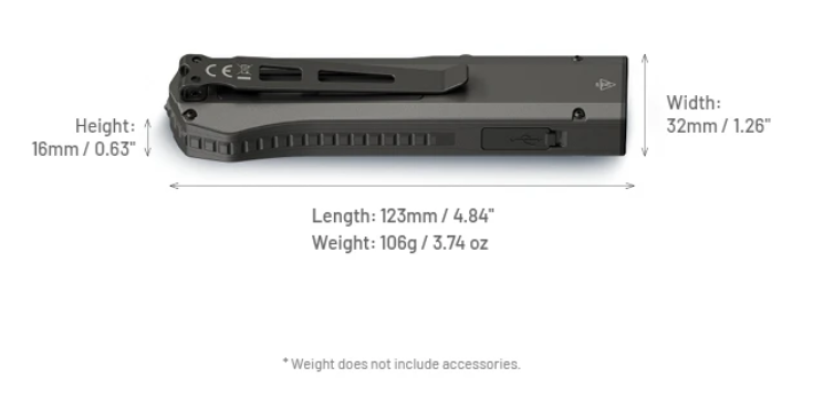 Nitecore EDC17 Žibintuvėlis, 1500 lm, UV šviesa, 230 m, 1500 mAh, USB-C, IPX7 aprašymas - Prekės nuotrauka