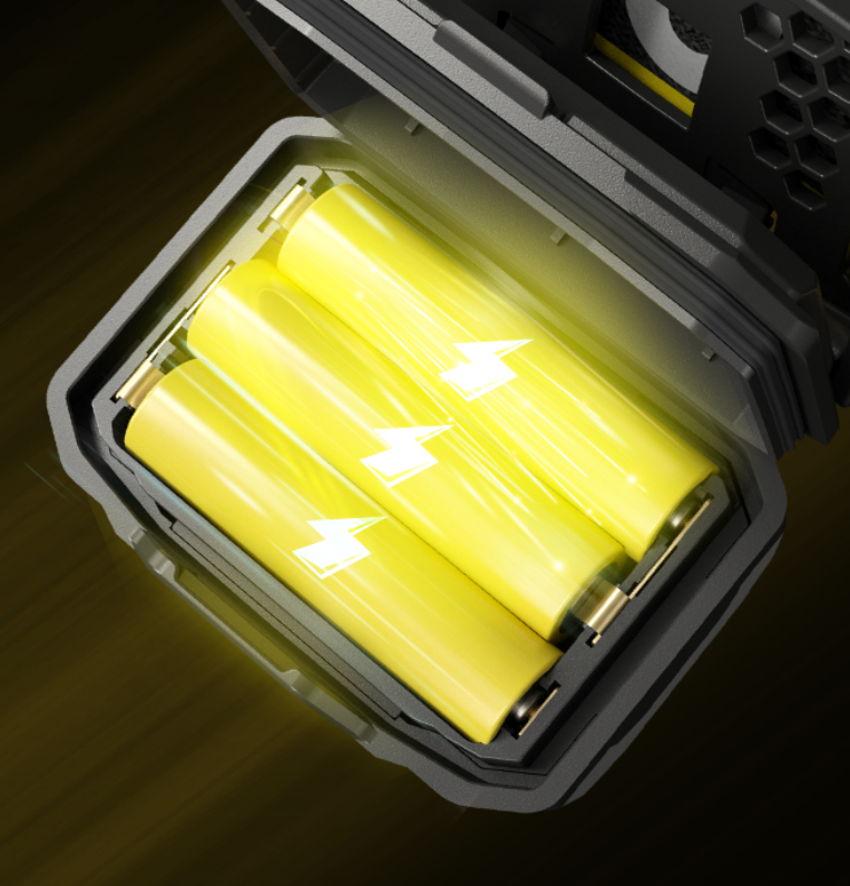 Nitecore HA23 UHE Prožektorius ant galvos, 600 lm, 132 m, 3 spalvų temperatūros, 3 × AAA, IP68 aprašymas - Prekės nuotrauka