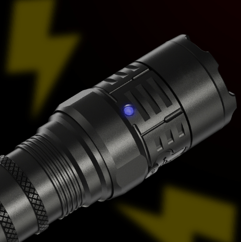Nitecore P23i Taktinis žibintuvėlis, 3000 lm, iki 470 m, 5000 mAh, USB-C, IP68 aprašymas - Prekės nuotrauka