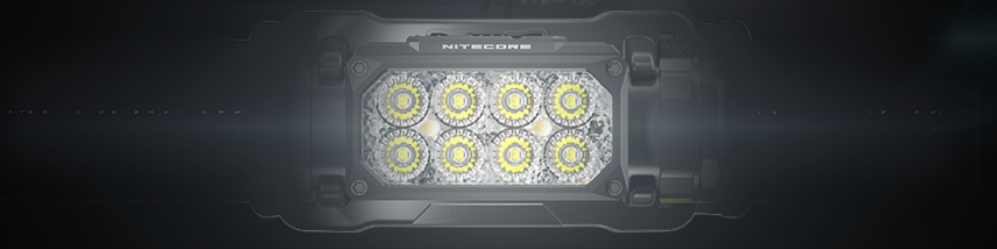 Nitecore HC65 UHE Prožektorius ant galvos, 2000 lm, 222 m, 4000 mAh, USB-C, IP68 aprašymas - Prekės nuotrauka