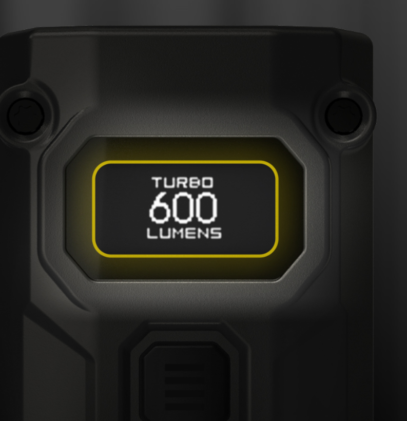 Nitecore TINI3 Žibintuvėlis-raktų pakabukas, 600 lm, 90 m, OLED ekranas, 330 mAh, USB-C, IP54, juodos spalvos aprašymas - Prekės nuotrauka