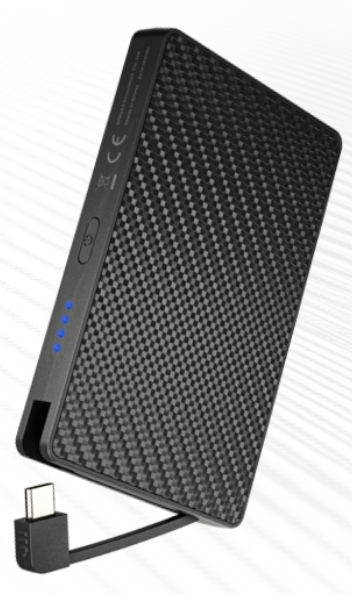 Nitecore POCKET 10000 Išorinė baterija, 10000 mAh, 22,5 W, integruotas USB-C laidas, IP65 aprašymas - Prekės nuotrauka