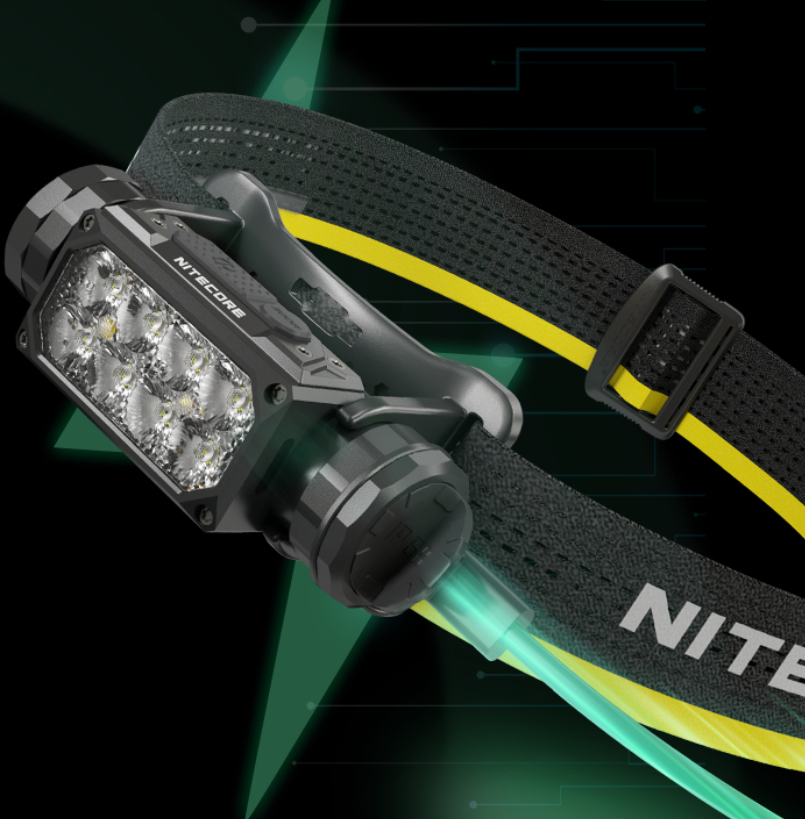 Nitecore HC65 UHE Prožektorius ant galvos, 2000 lm, 222 m, 4000 mAh, USB-C, IP68 aprašymas - Prekės nuotrauka