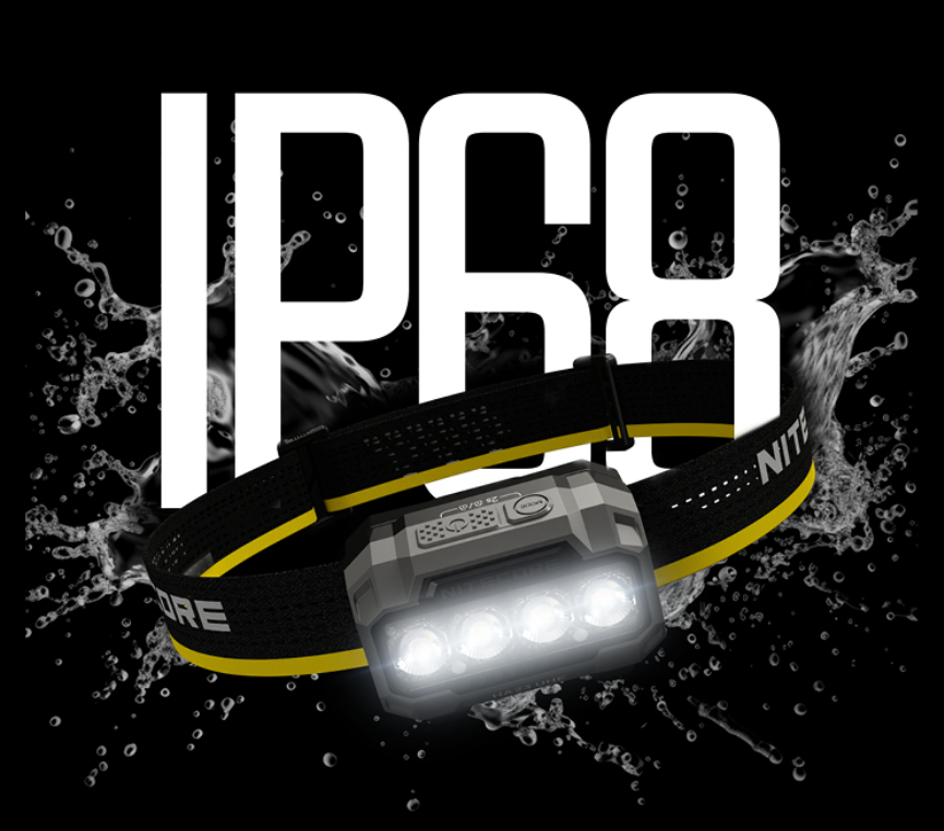 Nitecore HA23 UHE Prožektorius ant galvos, 600 lm, 132 m, 3 spalvų temperatūros, 3 × AAA, IP68 aprašymas - Prekės nuotrauka