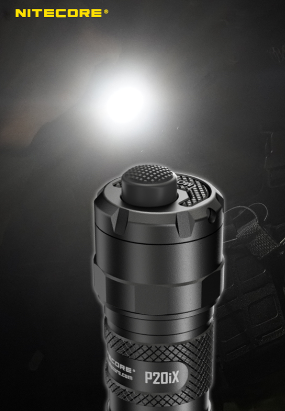 Nitecore P20iX Taktinis žibintuvėlis, 4000 lm, iki 221 m, 5000 mAh, USB-C, IP68 aprašymas - Prekės nuotrauka