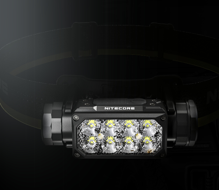 Nitecore HC65 UHE Prožektorius ant galvos, 2000 lm, 222 m, 4000 mAh, USB-C, IP68 aprašymas - Prekės nuotrauka