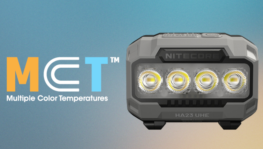 Nitecore HA23 UHE Prožektorius ant galvos, 600 lm, 132 m, 3 spalvų temperatūros, 3 × AAA, IP68 aprašymas - Prekės nuotrauka