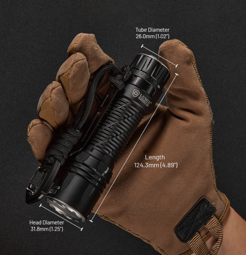 Nitecore EDC35 Taktinis žibintuvėlis, 5000 lm, iki 550 m, 6000 mAh, USB-C, IP68 aprašymas - Prekės nuotrauka
