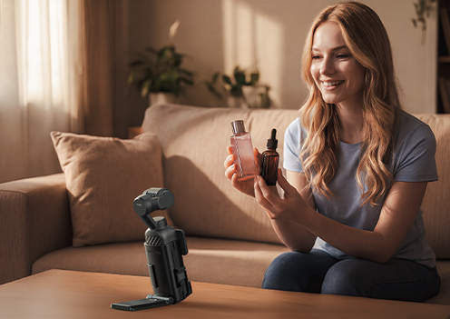 Magnetinis tvirtinimo laikiklis SmallRig 6009, skirtas DJI Osmo Pocket 4, 180° reguliavimas aprašymas - Prekės nuotrauka