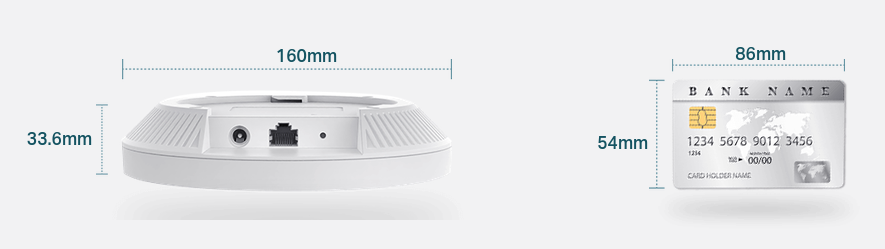 Prieigos taškas TP-Link Omada EAP610 AX1800 aprašymas - Prekės nuotrauka