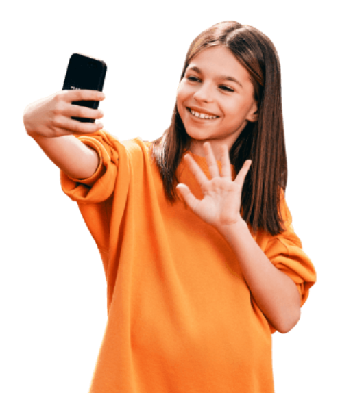 Garett OneKid Phone – saugus pirmasis išmanusis telefonas vaikams, rožinės spalvos aprašymas - Prekės nuotrauka