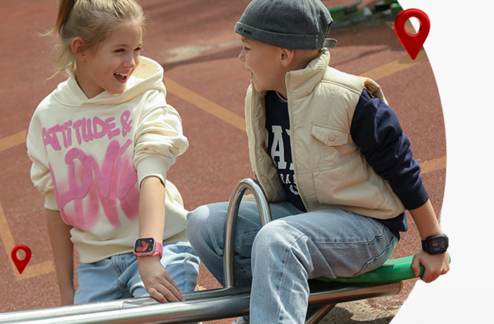 Išmanusis laikrodis vaikams su lietuvišku meniu Garett Kids Twin 2 4G, juodos spalvos aprašymas - Prekės nuotrauka