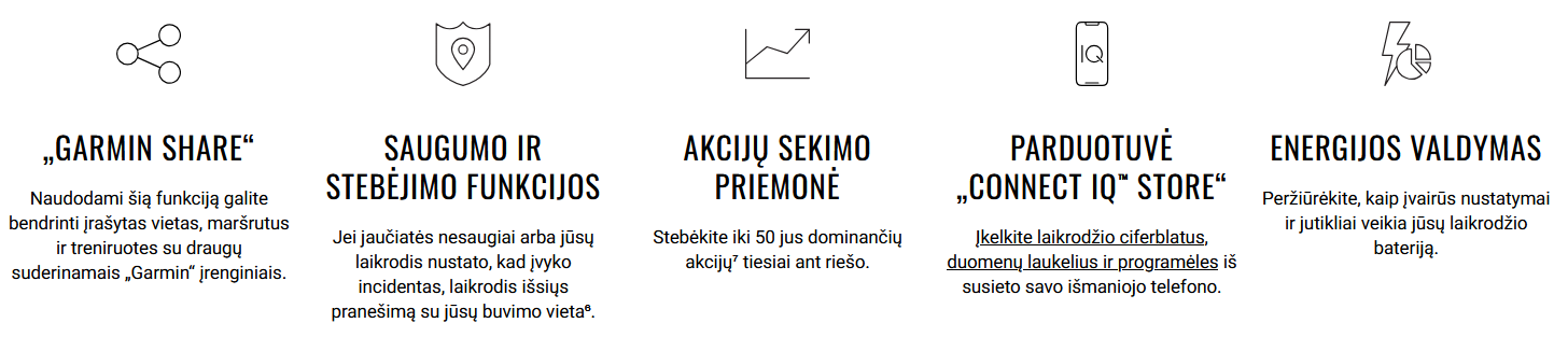 Išmanusis laikrodis Garmin fenix 9 Pro – inReach, 47 mm, Titanium su Graphite/juodu silikoniniu dirželiu aprašymas - Prekės nuotrauka