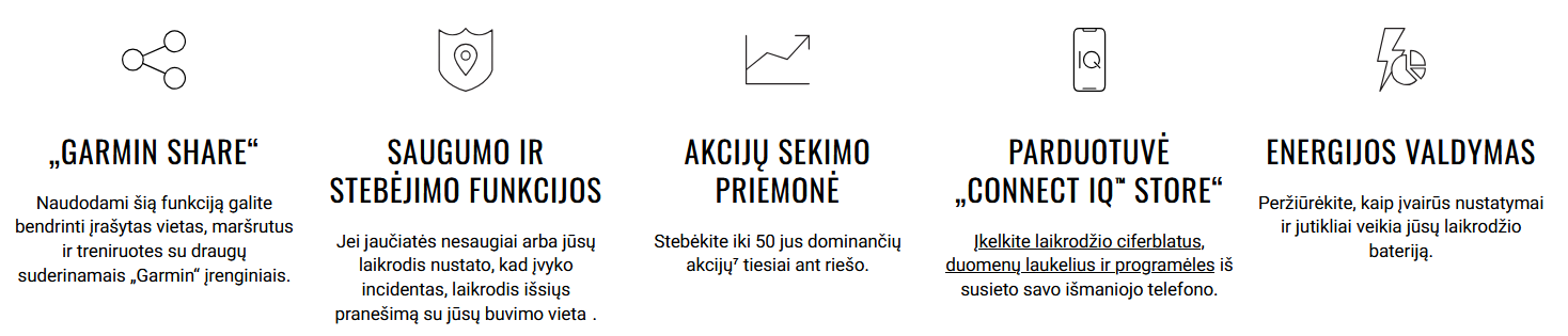 Išmanusis laikrodis Garmin fēnix® 9 – 51mm, Tamsiai pilkas, DLC titanas, su juodu silikoniniu dirželiu | 010-04763-11 aprašymas - Prekės nuotrauka