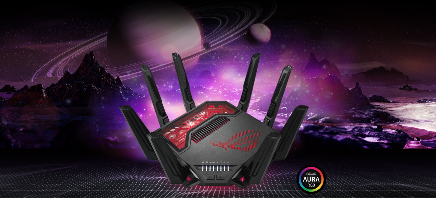 Maršrutizatorius ASUS ROG Rapture GT-BE19000 aprašymas - Prekės nuotrauka