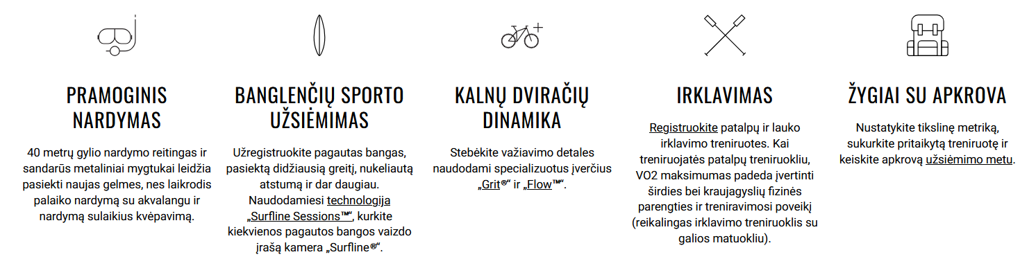 Išmanusis laikrodis Garmin fēnix® 9 – 51mm, Tamsiai pilkas, DLC titanas, su juodu silikoniniu dirželiu | 010-04763-11 aprašymas - Prekės nuotrauka
