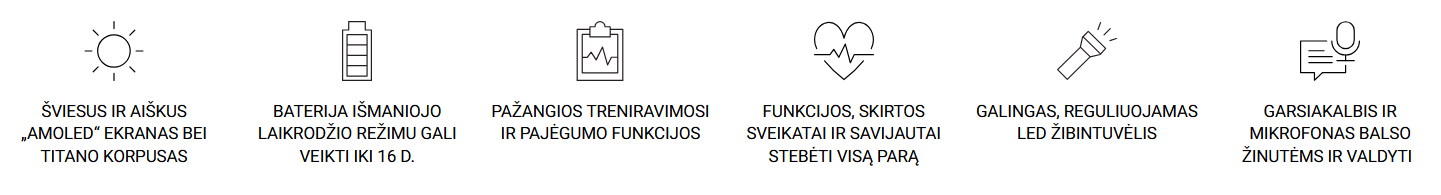 Išmanusis laikrodis Garmin fēnix® 9 – 47mm, Tamsiai pilkas, DLC titanas, su juodu silikoniniu dirželiu | 010-04762-11 aprašymas - Prekės nuotrauka