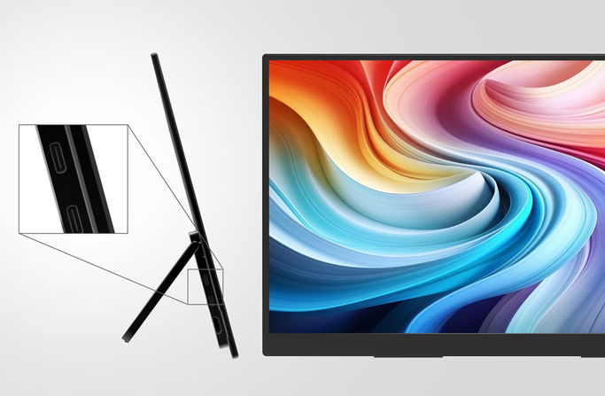 Nešiojamas monitorius Acer PM191QE | Juodas | 100 Hz | „Full HD“ | IPS | 18,5 colio | 7 ms | HDR10 | USB-C aprašymas - Prekės nuotrauka