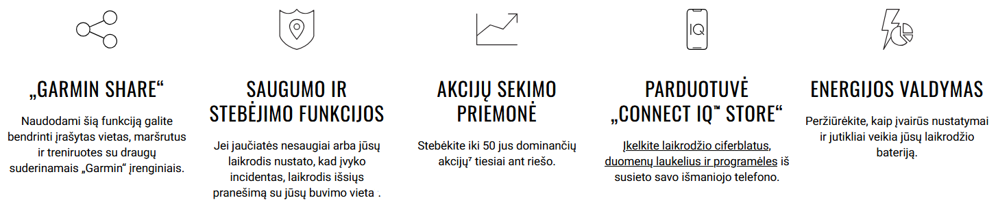Išmanusis laikrodis Garmin fēnix® 9 – 43mm, Titanas su akmenėlių pilkos spalvos silikoniniu dirželiu | 010-04761-11 aprašymas - Prekės nuotrauka