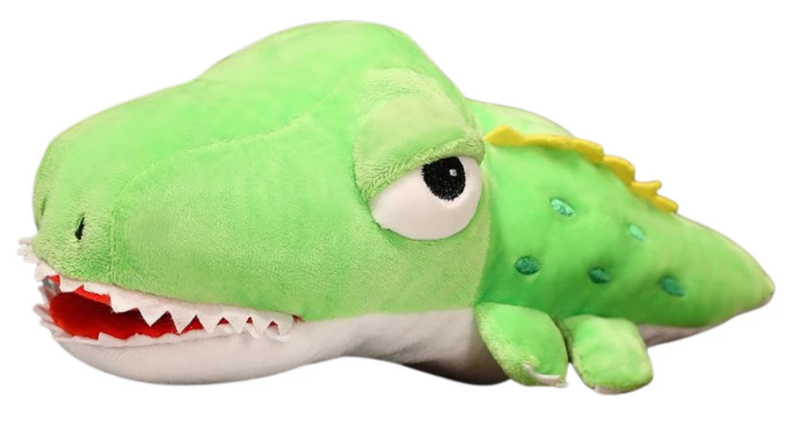 Lean Toys Pliušinis žaislas - krokodilas, 30 cm aprašymas - Prekės nuotrauka