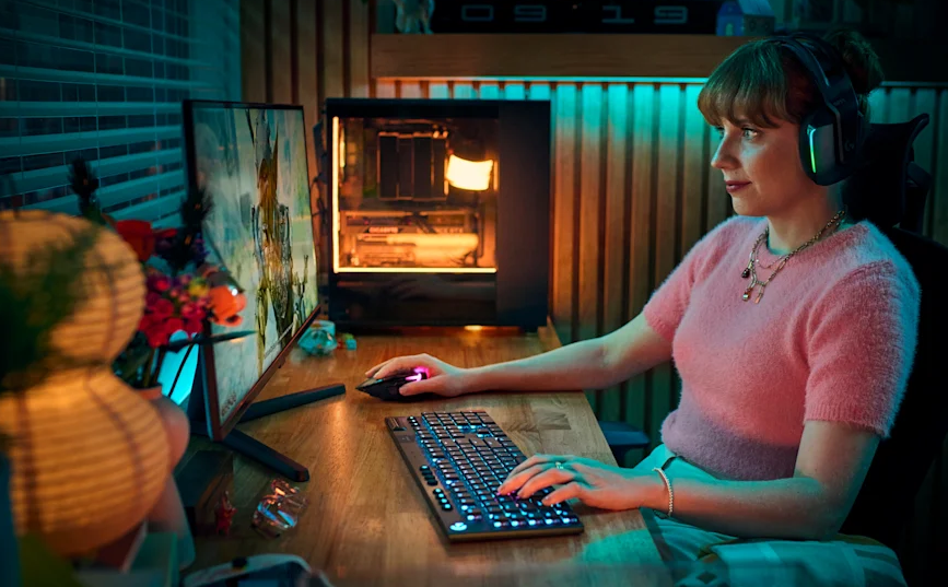Belaidė mechaninė klaviatūra Logitech G915 X Lightspeed | US, TACTILE SWITCHES | Balta aprašymas - Prekės nuotrauka
