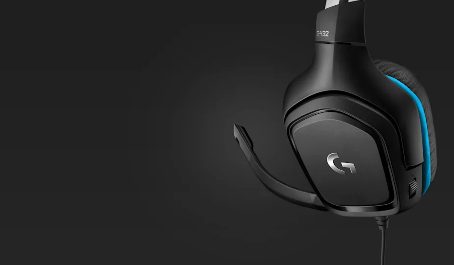 Logitech G432 7.1 Surround Sound ausinės su laidu žaidimams, Juodos aprašymas - Prekės nuotrauka
