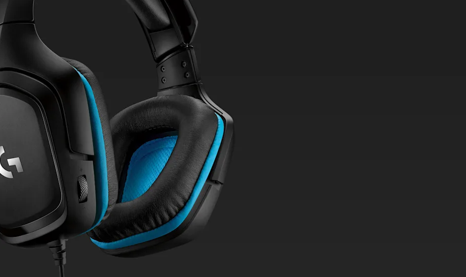 Logitech G432 7.1 Surround Sound ausinės su laidu žaidimams, Juodos aprašymas - Prekės nuotrauka