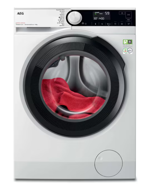 Skalbimo mašina AEG LFR83844VE, 8 kg, baltos spalvos aprašymas - Prekės nuotrauka