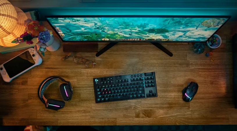 Mechaninė žaidimų klaviatūra Logitech G915 X TKL Tactile, US International, Juoda aprašymas - Prekės nuotrauka