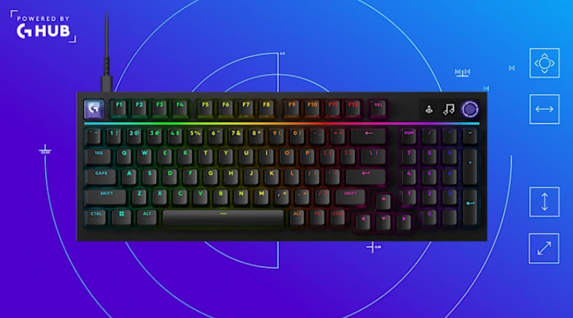 Mechaninė žaidimų klaviatūra Logitech G316 X 98, Tactile, English International, Juoda aprašymas - Prekės nuotrauka