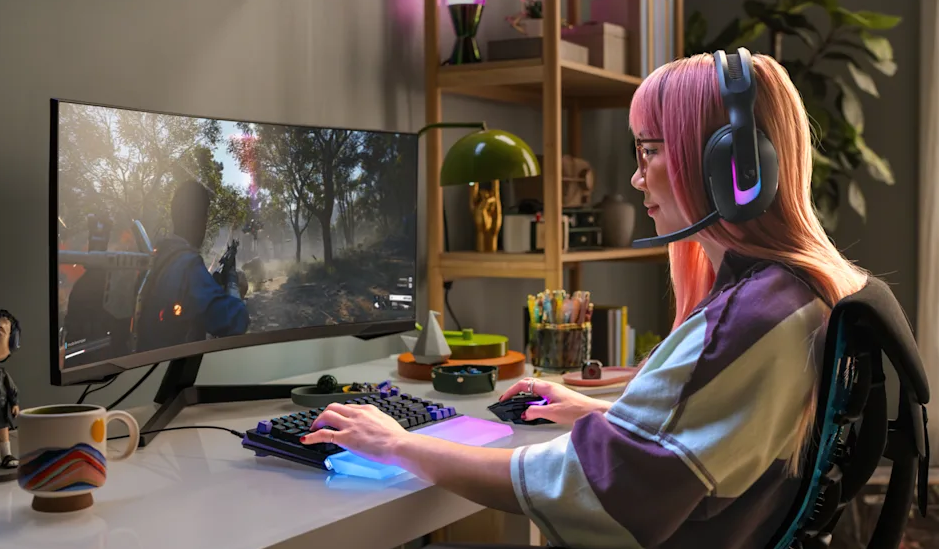 Mechaninė žaidimų klaviatūra Logitech G512 X 98, Tactile, US International, Balta aprašymas - Prekės nuotrauka