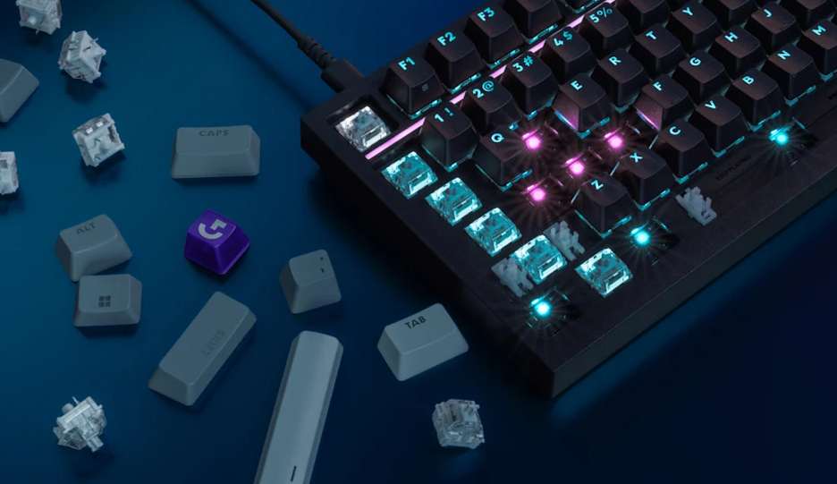 Mechaninė žaidimų klaviatūra Logitech G316 X 98, Tactile, English International, Juoda aprašymas - Prekės nuotrauka