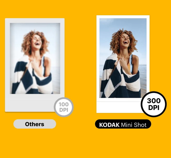 Nuotraukų spausdintuvas KODAK Mini 3 Retro P210R, rožinis aprašymas - Prekės nuotrauka
