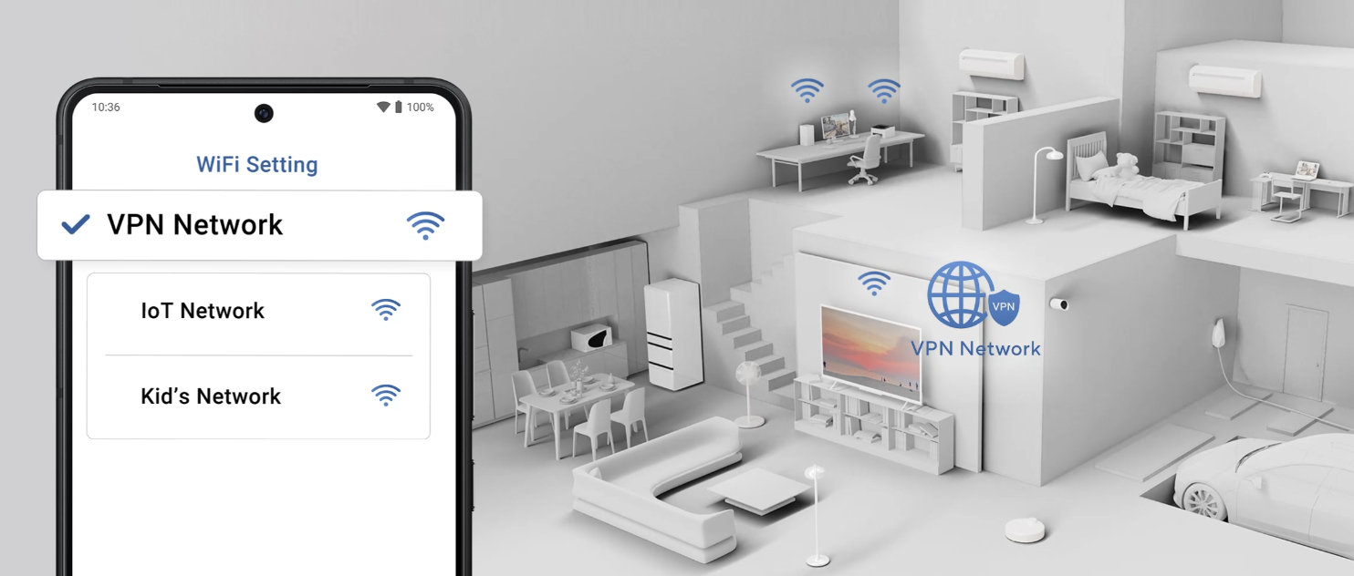 Mesh sistema Asus ZenWiFi BT8, 2 vnt. aprašymas - Prekės nuotrauka