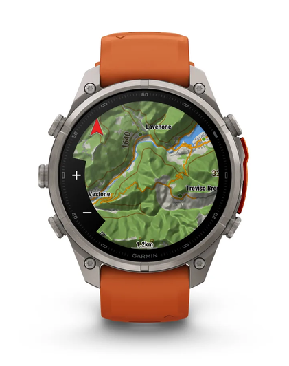 Išmanusis laikrodis Garmin fēnix® 9 Pro inReach® – 47 mm, Pilkos anglies spalvos DLC titanas su juodos / akmenėlių pilkos spalvos silikoniniu dirželiu | 010-04336-11 aprašymas - Prekės nuotrauka