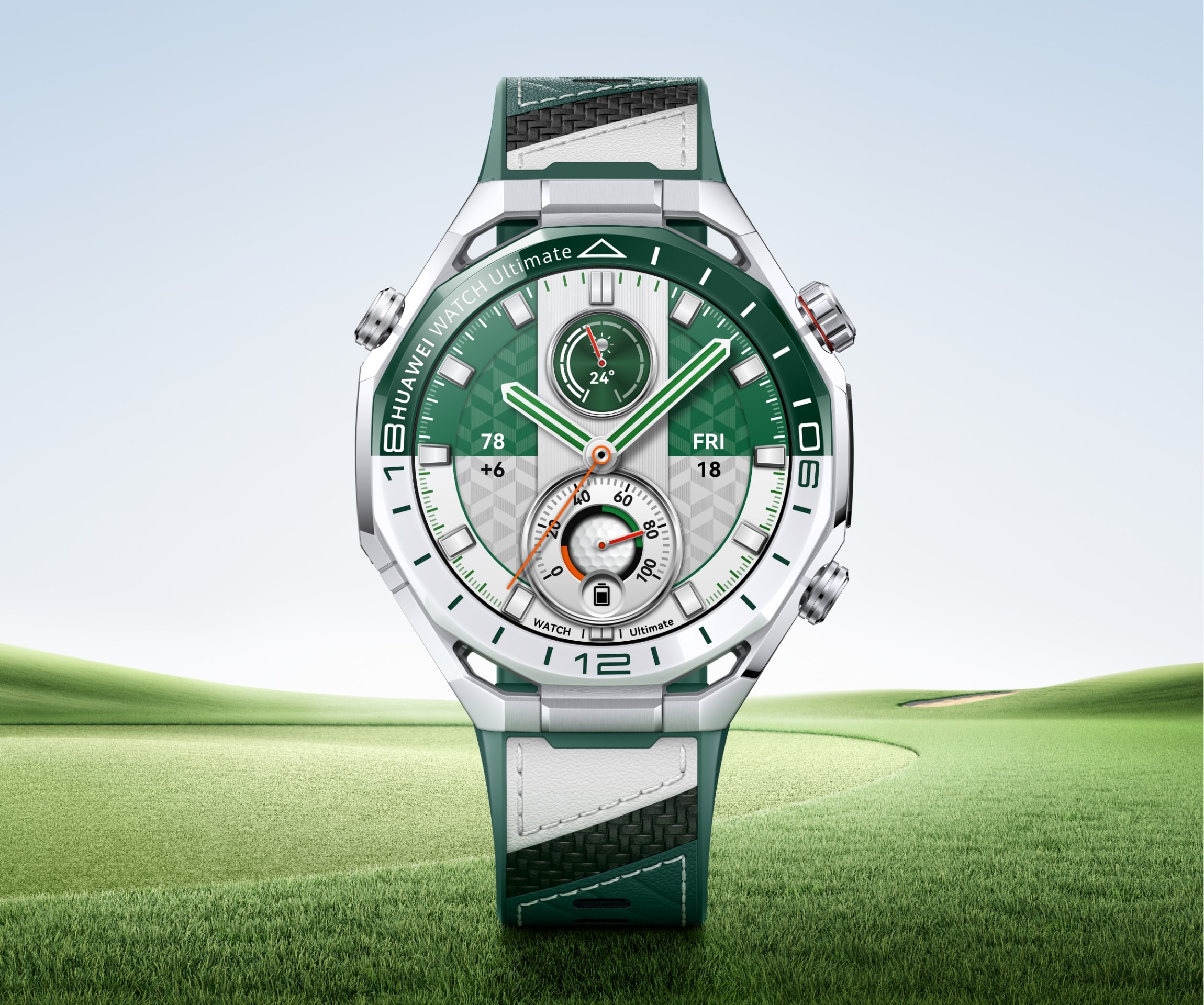 HUAWEI WATCH Ultimate 2 Blue Dual-color Fluoroelastomer Strap aprašymas - Prekės nuotrauka
