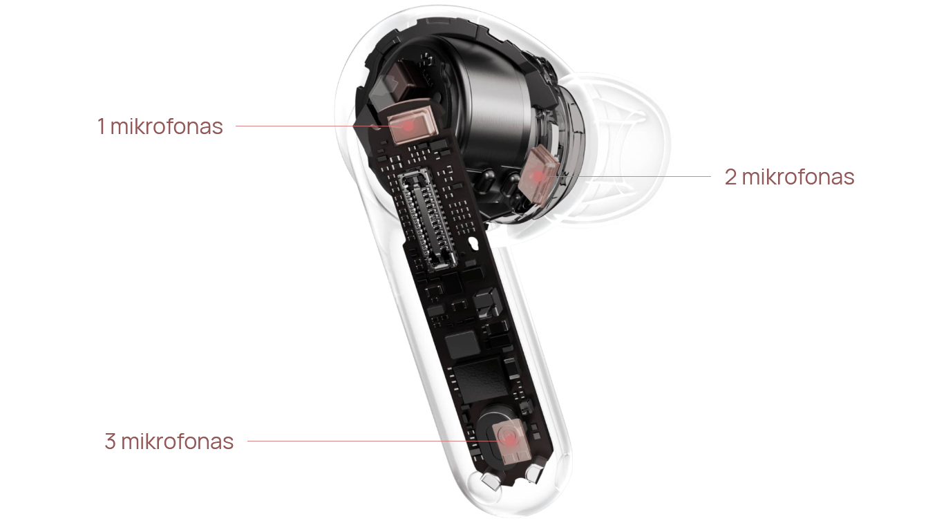 HUAWEI FreeBuds 7i Black aprašymas - Prekės nuotrauka