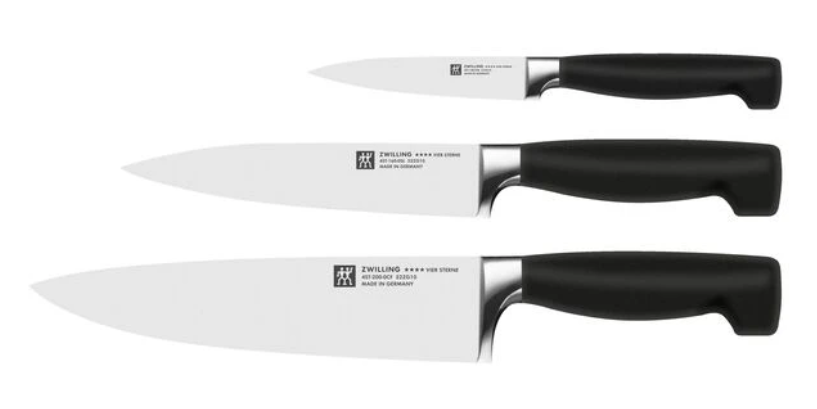 Peilių rinkinys su savaime galandančiu stovu Zwilling Vier Sterne, 4 dalių, bambukinis stovas, 3 peiliai | 35135-400-0 aprašymas - Prekės nuotrauka