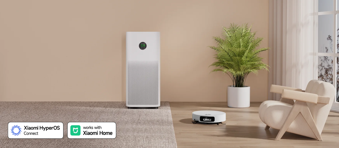 Dulkių siurblys - robotas Xiaomi Robot Vacuum 6 EU, Baltas aprašymas - Prekės nuotrauka