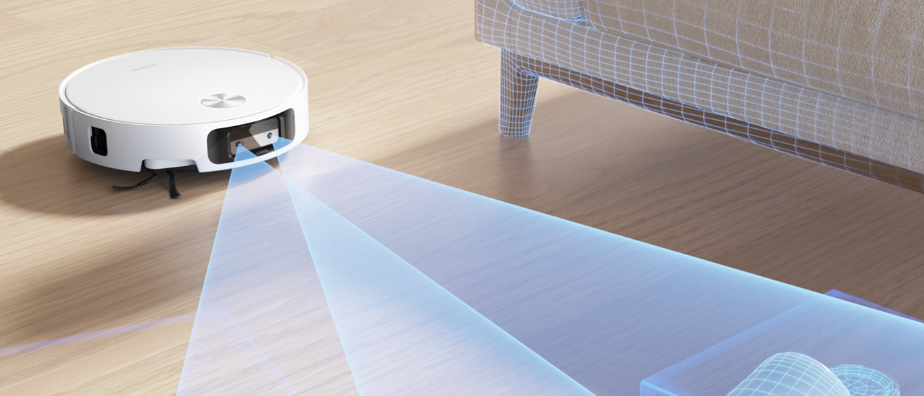 Dulkių siurblys - robotas Xiaomi Robot Vacuum 6 EU, Baltas aprašymas - Prekės nuotrauka