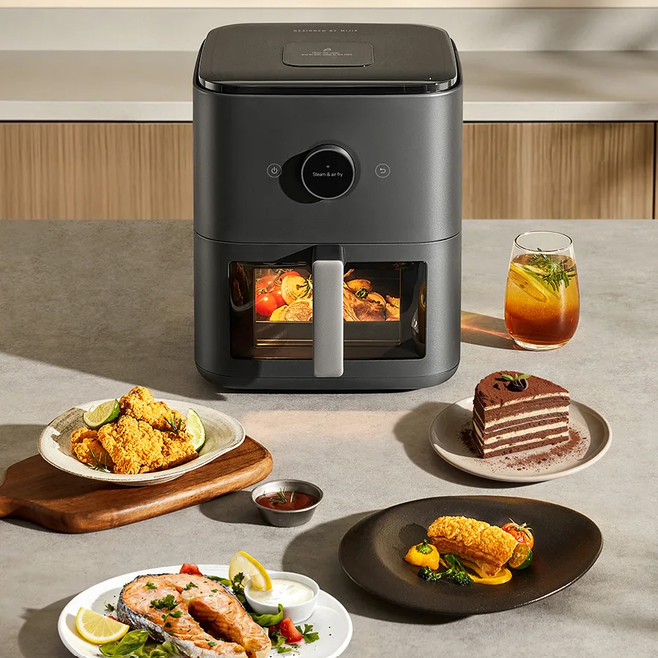 Karšto oro gruzdintuvė Xiaomi Mijia Smart Steam Air Fryer, 7L aprašymas - Prekės nuotrauka