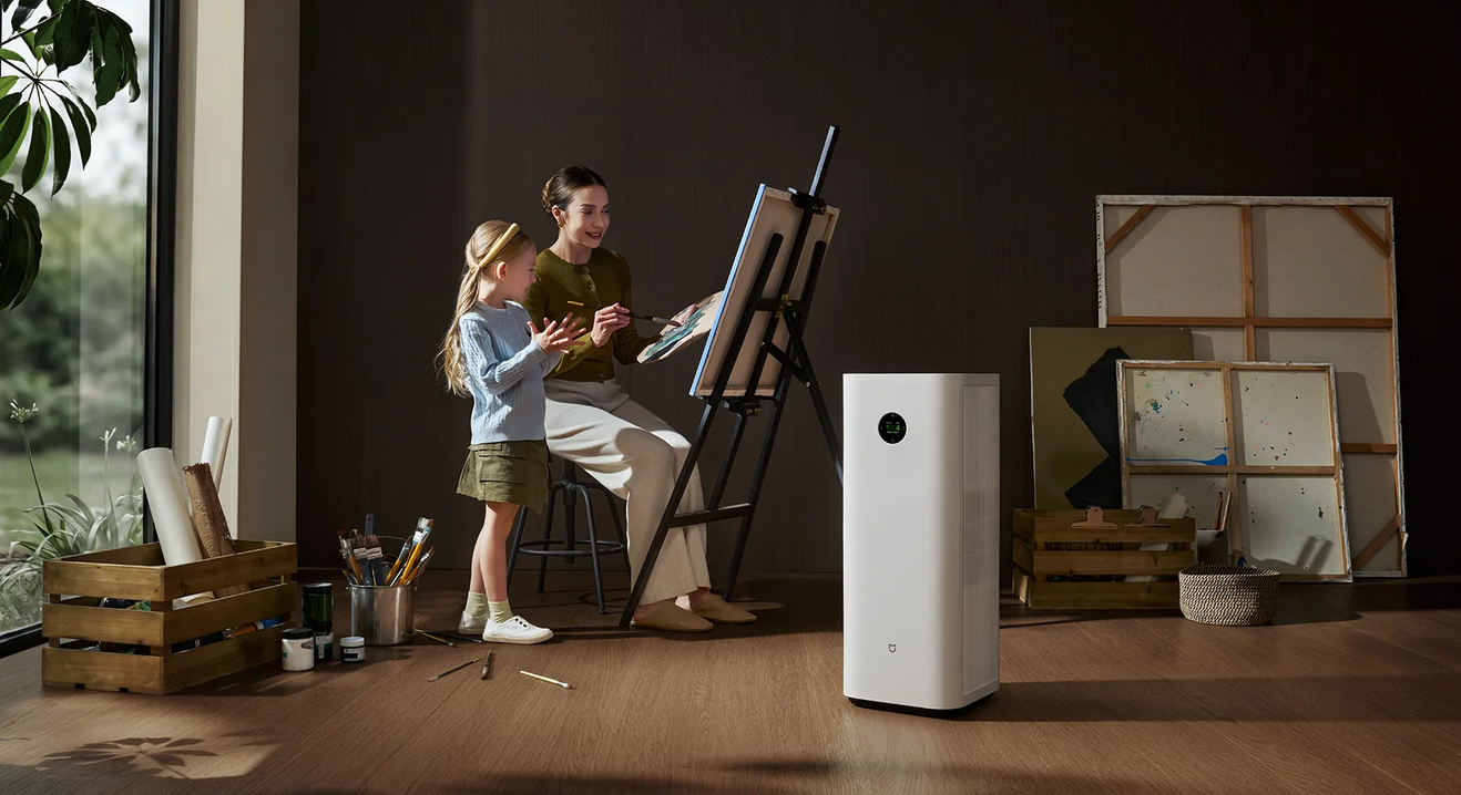 Oro valytuvas Xiaomi Mijia Smart Air Purifier 6 Plus | iki 91 m² | 810 m³/val. CADR | Baltas aprašymas - Prekės nuotrauka