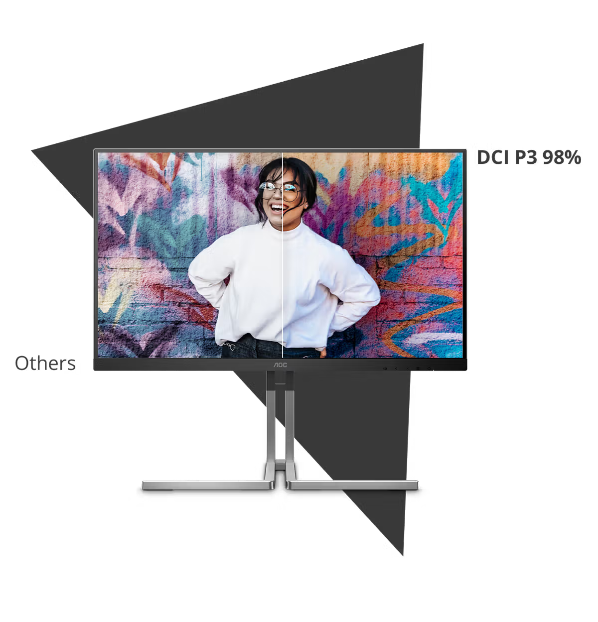 Profesionalus monitorius AOC Q27U3CV Graphic Pro, 27