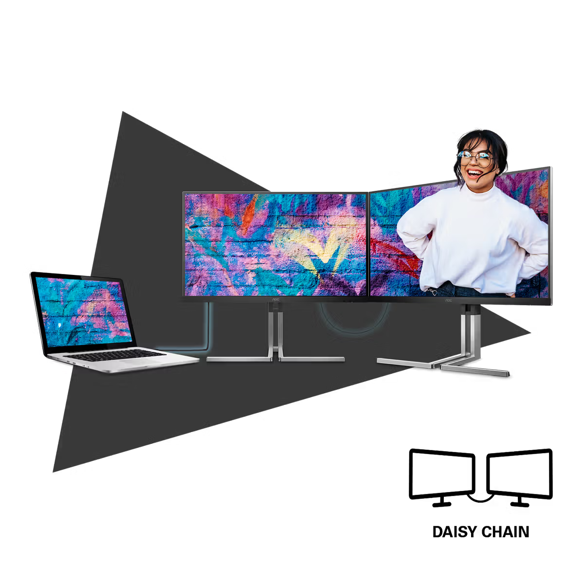 Profesionalus monitorius AOC Q27U3CV Graphic Pro, 27