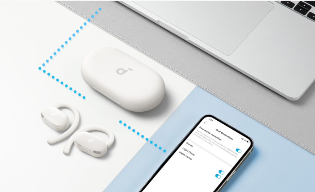Belaidės ausinės Anker Soundcore V20i, baltos spalvos aprašymas - Prekės nuotrauka