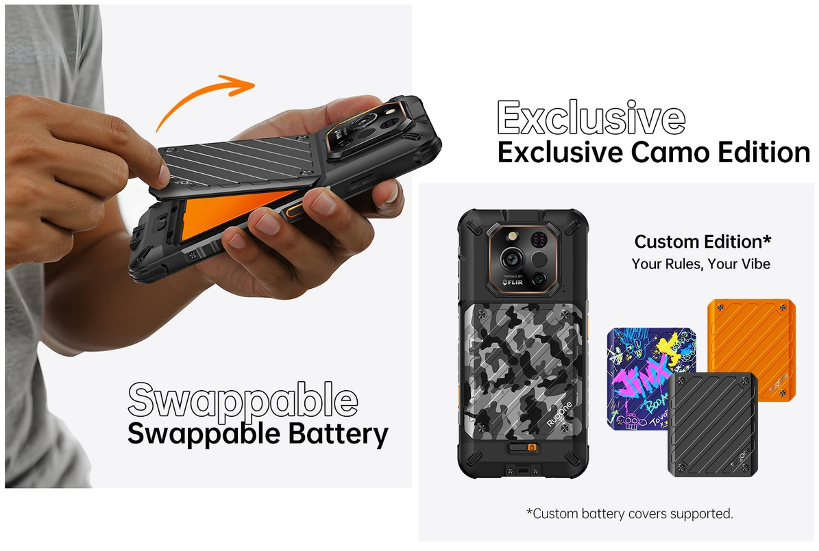 Išmanusis telefonas UleFone RugOne Xever 7 Pro 5G, 12 GB / 512 GB, 6,67