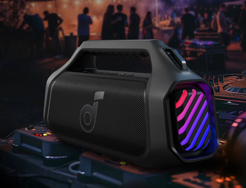Nešiojama belaidė kolonėlė Soundcore Boom 2 Plus, 140 W, Bluetooth 6.0, IPX7, juodos spalvos aprašymas - Prekės nuotrauka