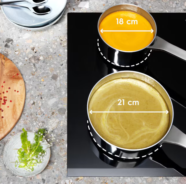 Indukcinė kaitlentė Electrolux CIL63443, 60 cm, juodos spalvos aprašymas - Prekės nuotrauka
