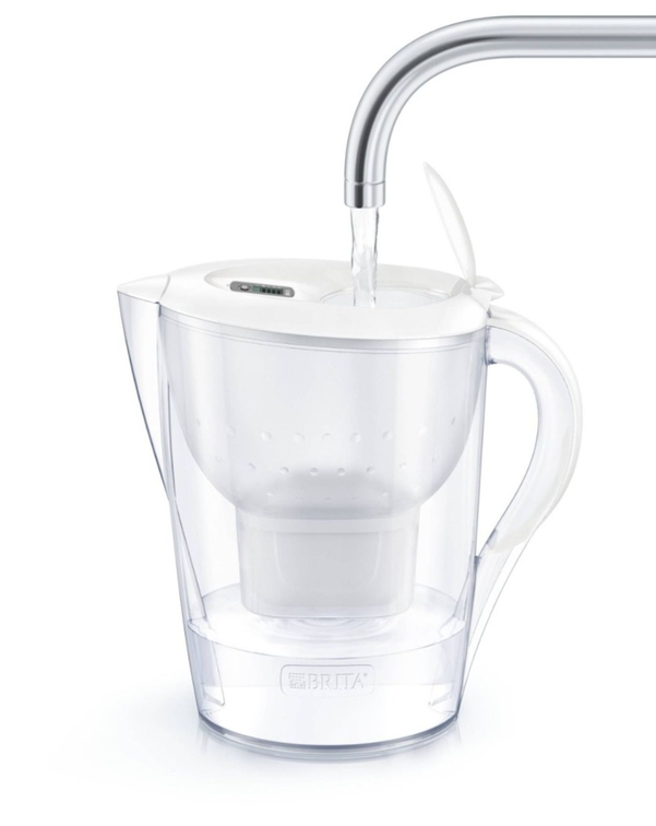 BRITA MARELLA XL vandens filtravimo indas, 3,5l, baltos spalvos + 3 filtrai aprašymas - Prekės nuotrauka